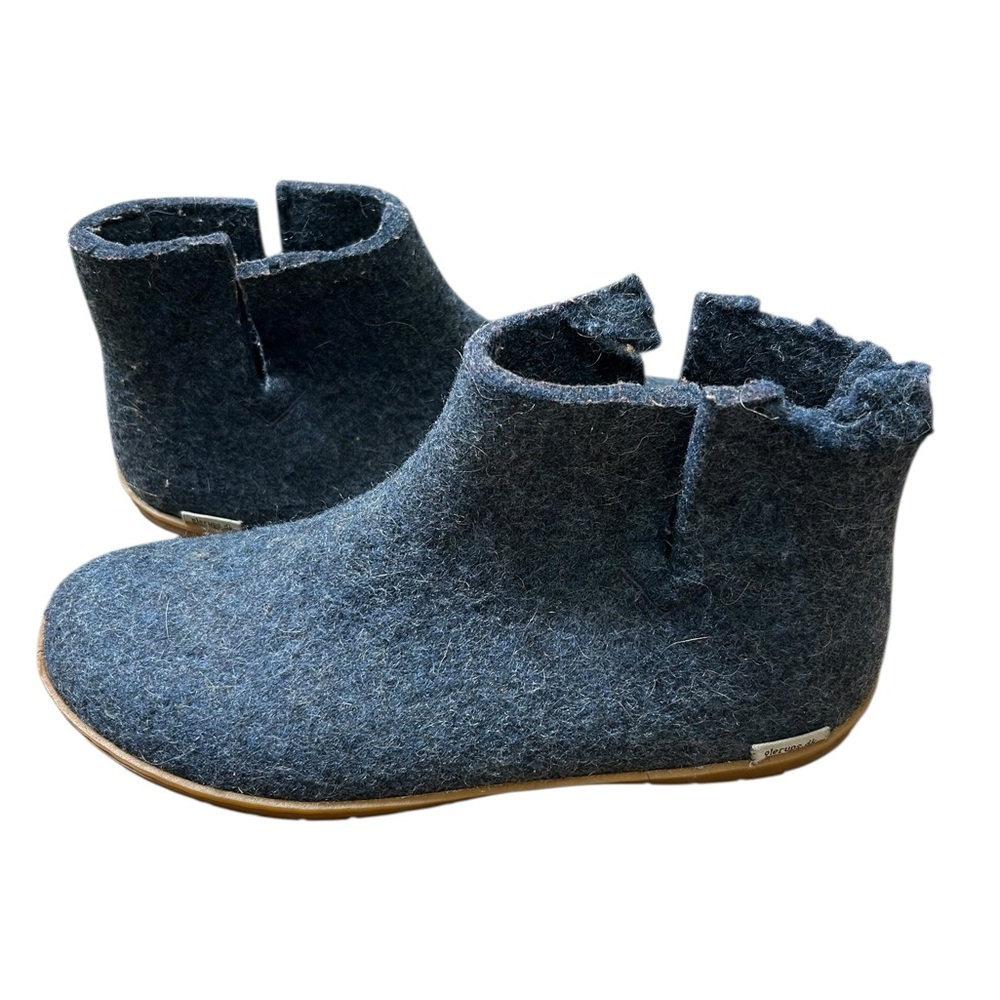 Glerups wool slip on boots rubber sole size 39 men’s 7 women’s 8.5 READ